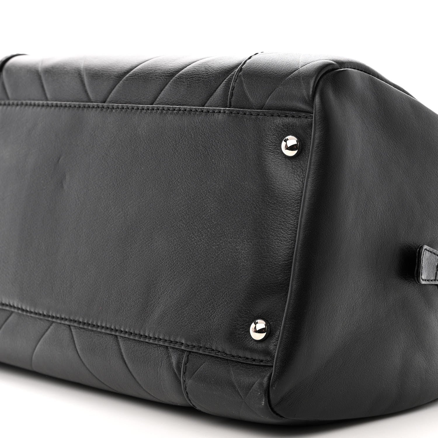 Chanel Lambskin CC Chevron All Day Long Boston Black 10 of 11