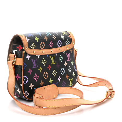 Louis Vuitton Monogram Multicolor Sologne Black 3 of 9