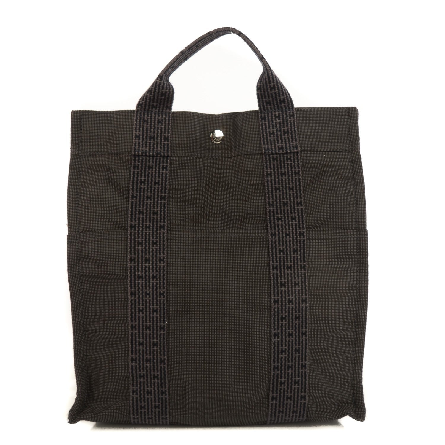 Hermes Canvas Herline Backpack Grey 1 of 15