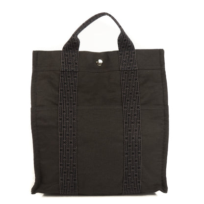 Hermes Canvas Herline Backpack Grey 1 of 15