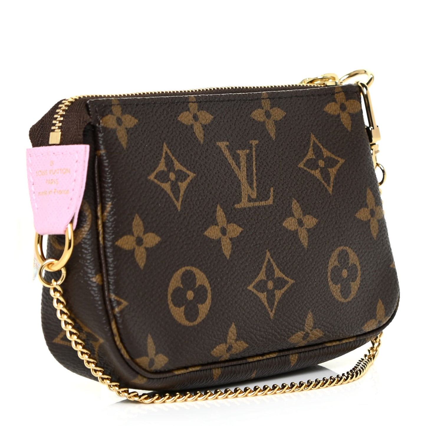 Monogram 2021 Christmas Animation Japanese Garden Mini Pochette Accessories Wisteria Pink