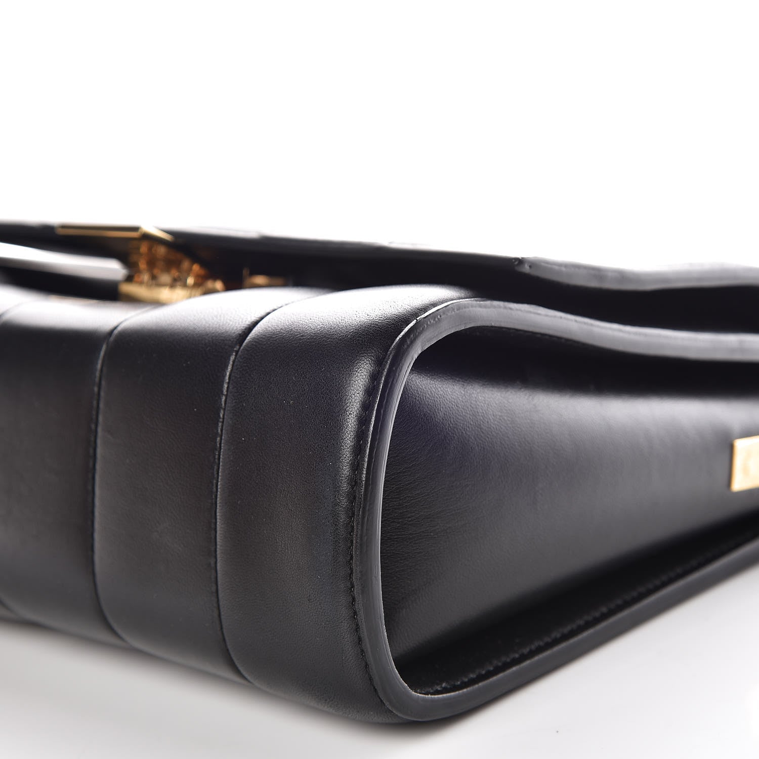 Celine Lambskin Quilted Shoulder Bag Black 11 of 11