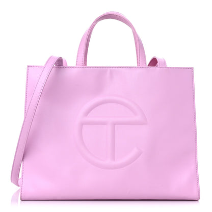 Telfar Vegan Leather Medium Shopping Bag Bubblegum 1 of 19