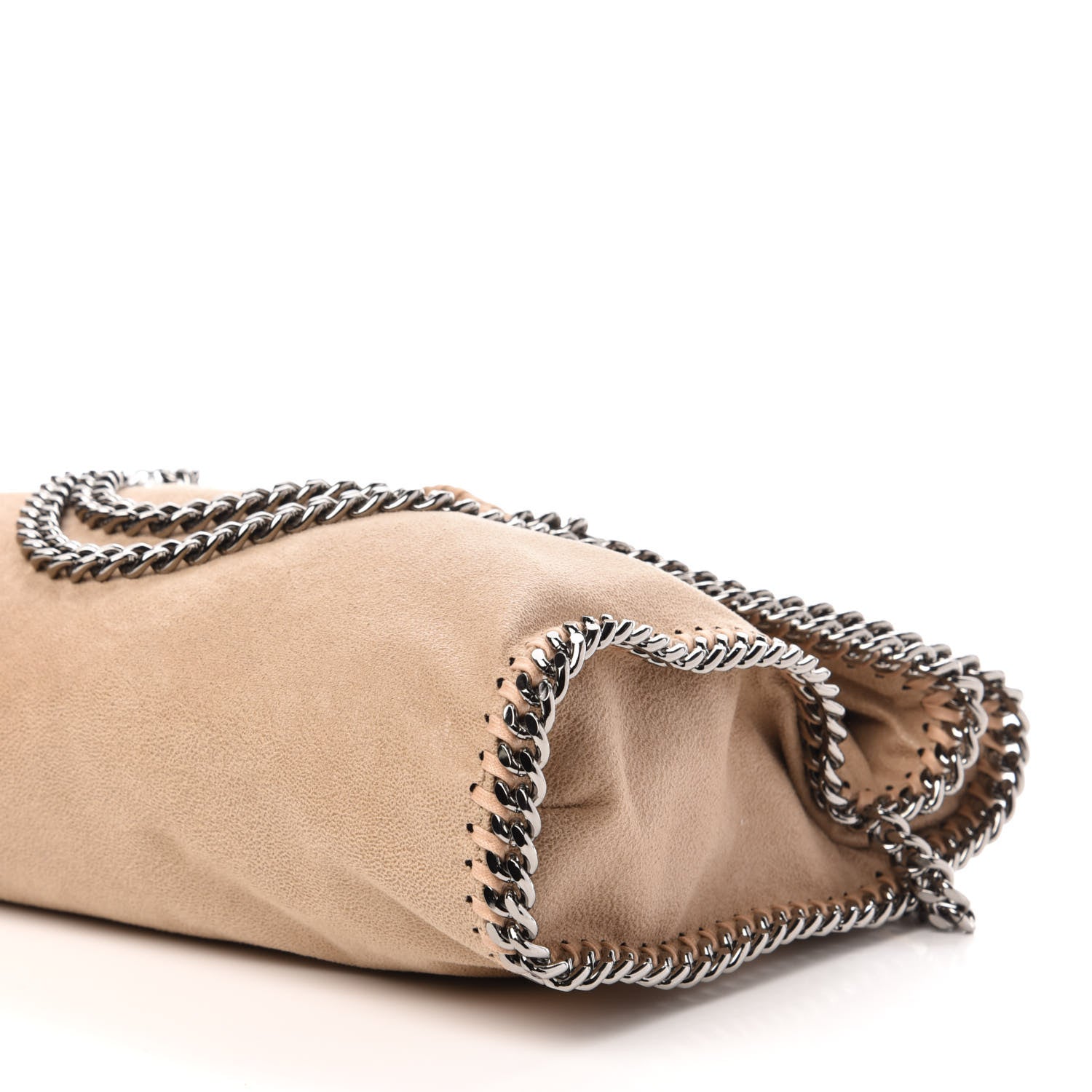 Stella McCartney Shaggy Deer Falabella Fold Over Tote Taupe 7 of 10