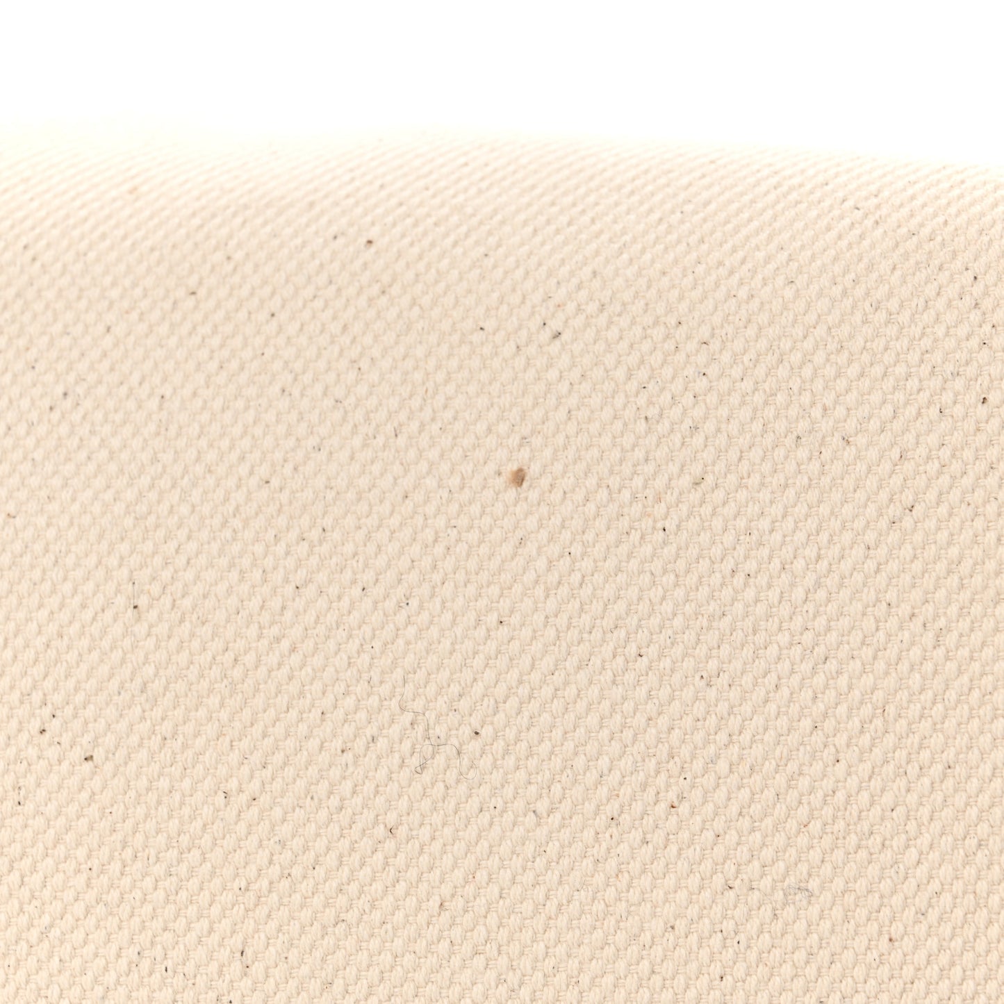 Canvas Calfskin Logo Print Horizontal Cabas Natural Tan
