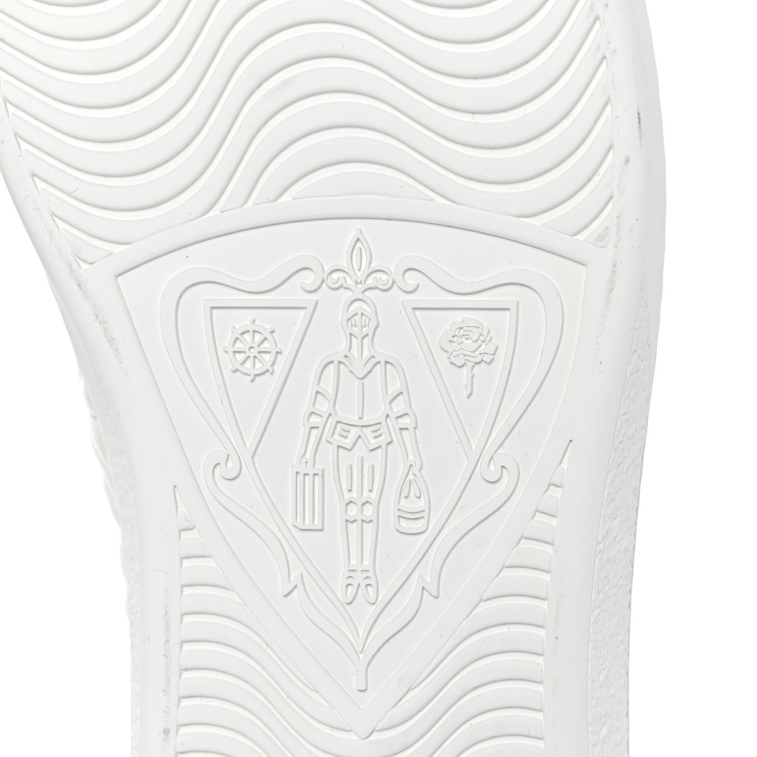 Gucci Nappa G Rhombus Mens Ace Sneakers 11 Great White Green 8 of 11