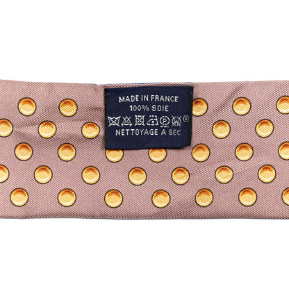 Hermes Silk Grand Tralala Twilly Marron Glacé Marine Gold 3 of 4