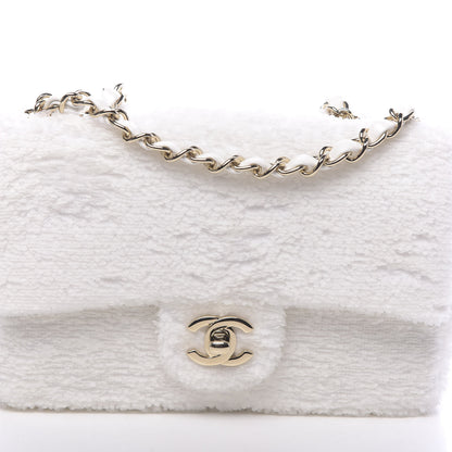 Chanel Sequin Mini Rectangular Flap White 10 of 10