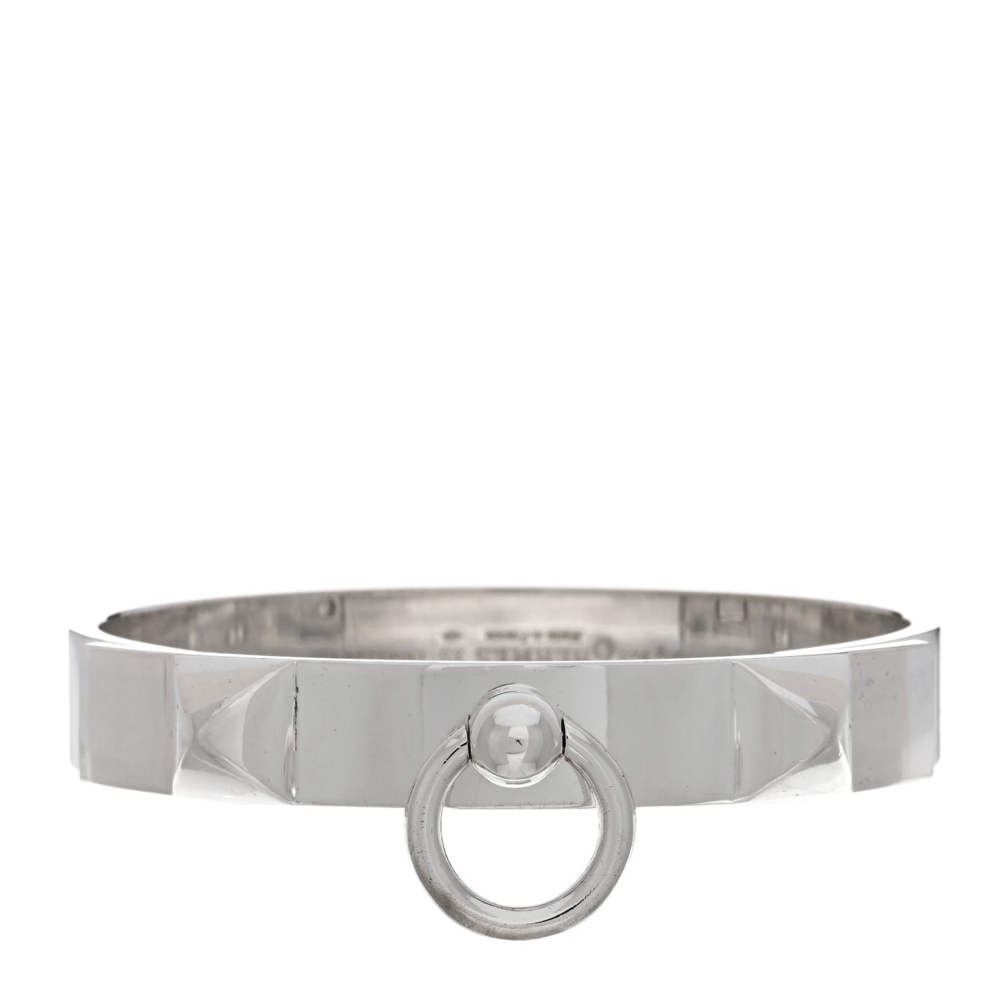 Sterling Silver PM Collier De Chien Bracelet XS
