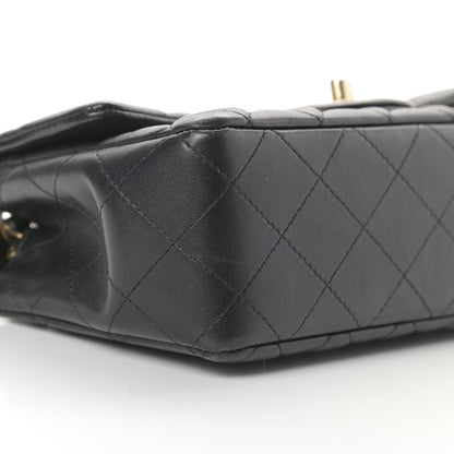 Chanel Lambskin Quilted Mini Rectangular Flap Black 9 of 15