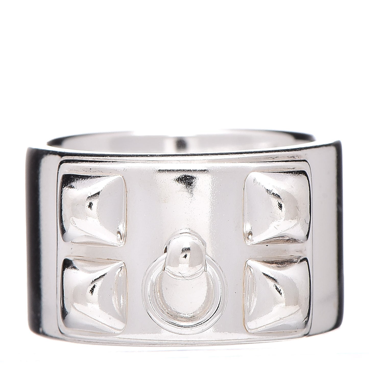 Sterling Silver Collier De Chien CDC Ring 51 5.75