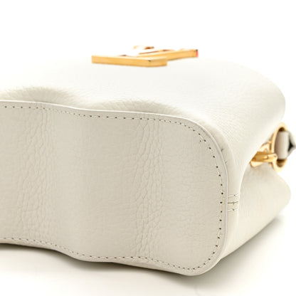 Louis Vuitton Taurillon Capucines Capushell Mini White 9 of 10