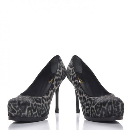 Saint Laurent Calf Hair Tribtoo 80 Pumps 39.5 Leopard 9 of 10