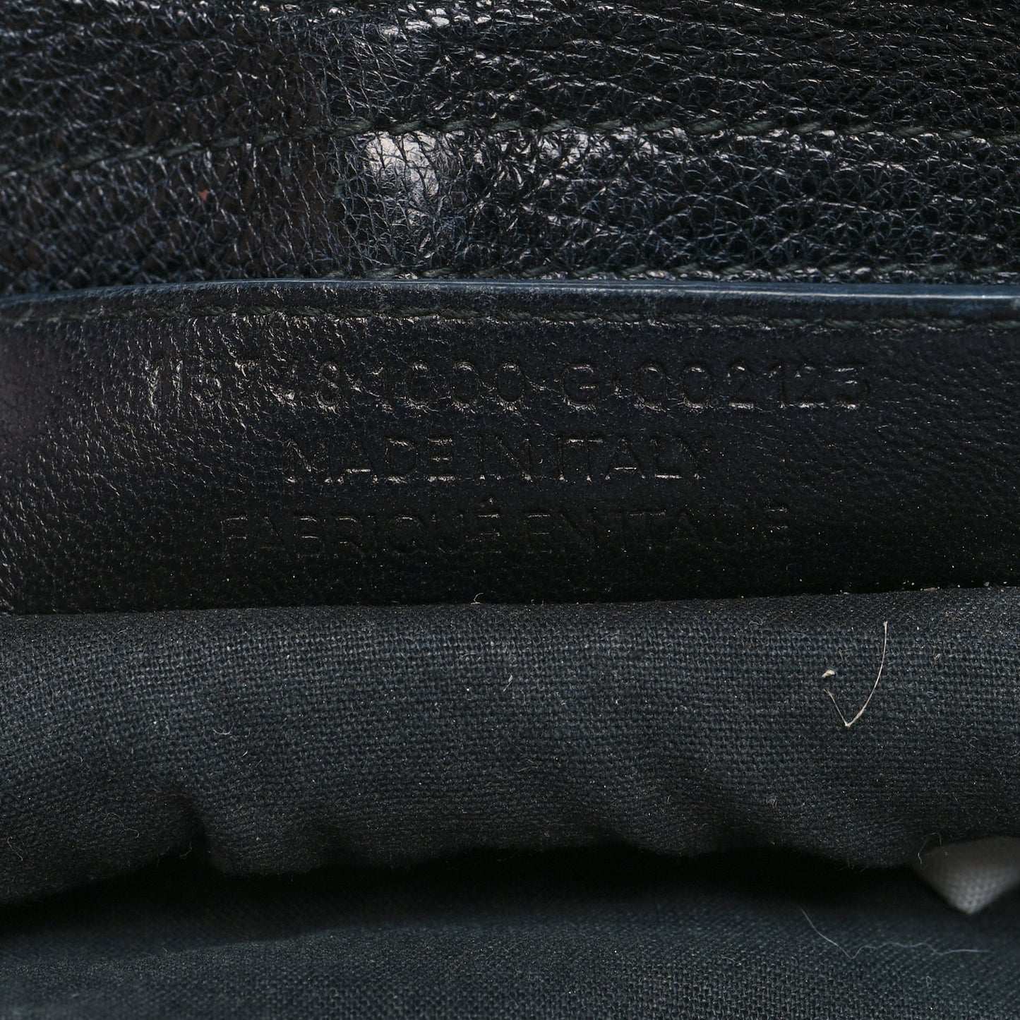 Chevre Gold Metallic Edge Hardware City Black