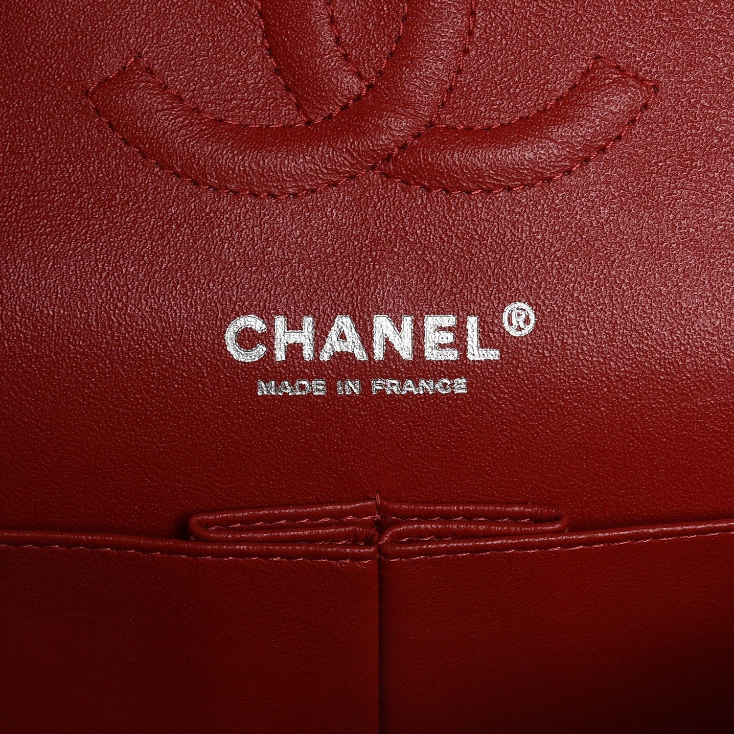 Chanel Caviar Quilted Medium Double Flap Red 7 of 13
