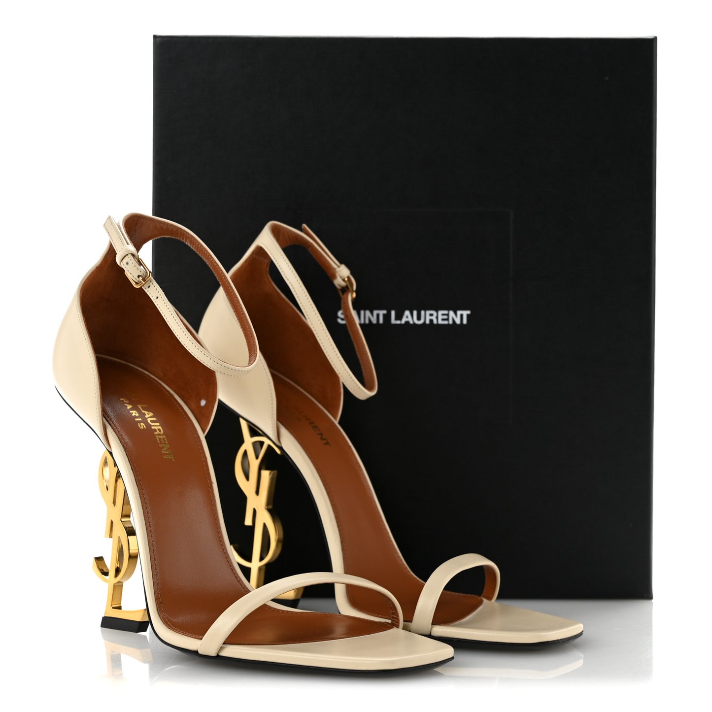 Calfskin 110 Opyum Sandals Real Beige 40.5 Real Beige