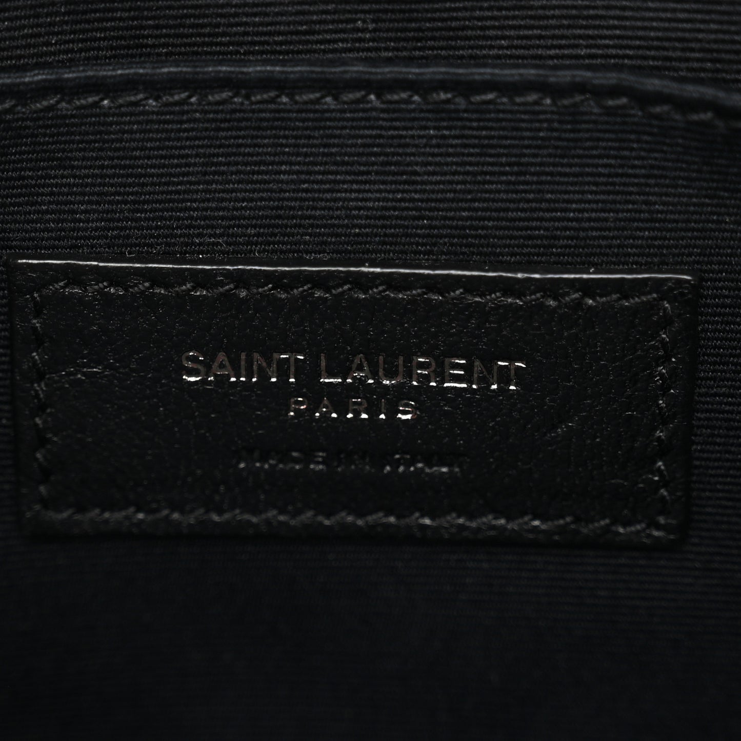 Calfskin Matelasse Monogram Monochrome Lou Camera Bag Black