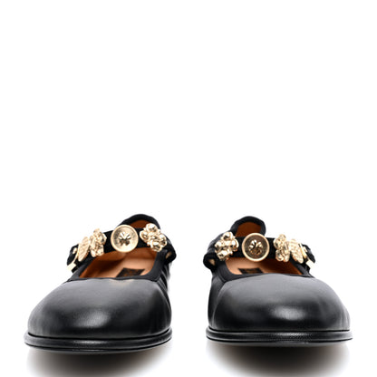 Chanel Lambskin Charm Mary Jane Flats 41 Black 3 of 8