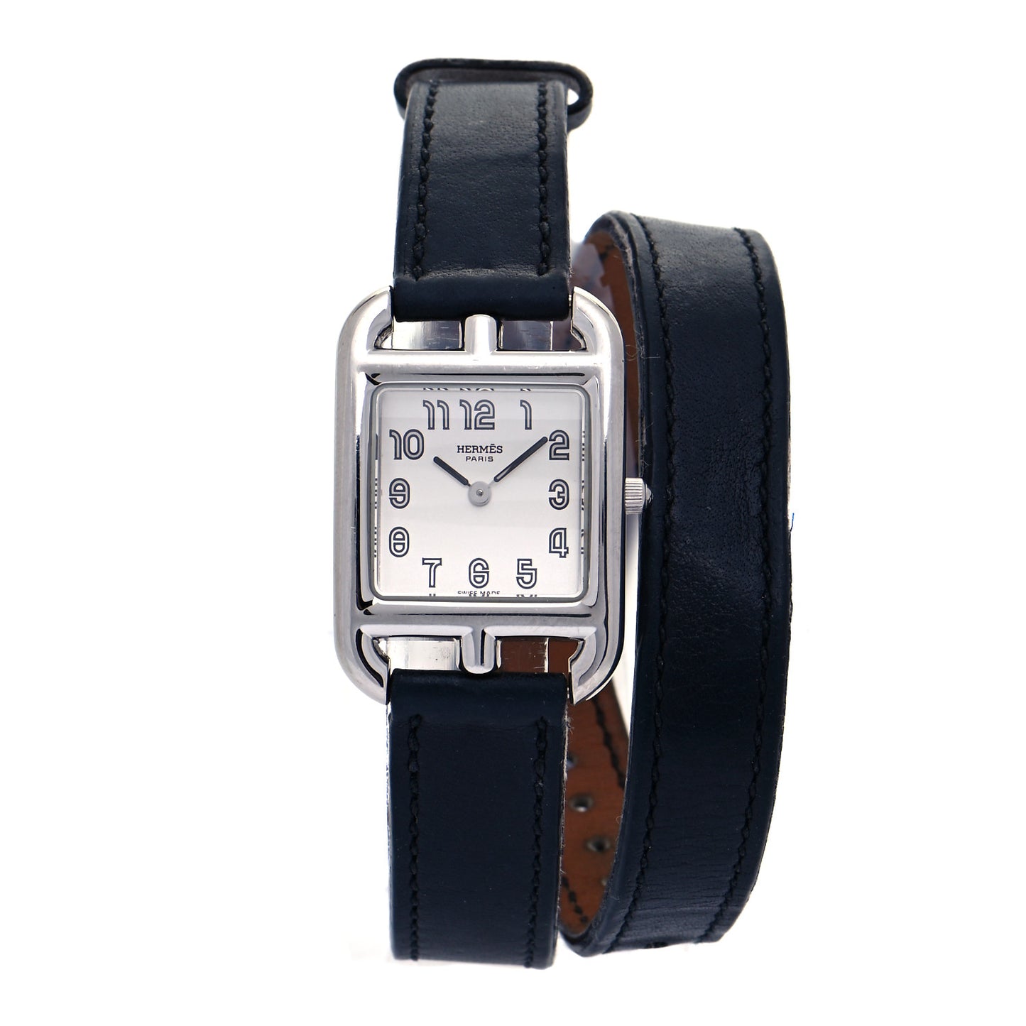 Stainless Steel Barenia 23mm Cape Cod Double Tour Quartz Watch Noir