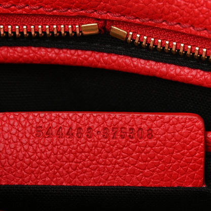 Alexander McQueen Calfskin Mini Skull Padlock Zip Around Tote Red 7 of 13