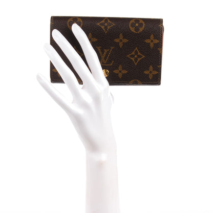 Louis Vuitton Monogram Porte-Monnaie Billets Tresor Wallet 2 of 12