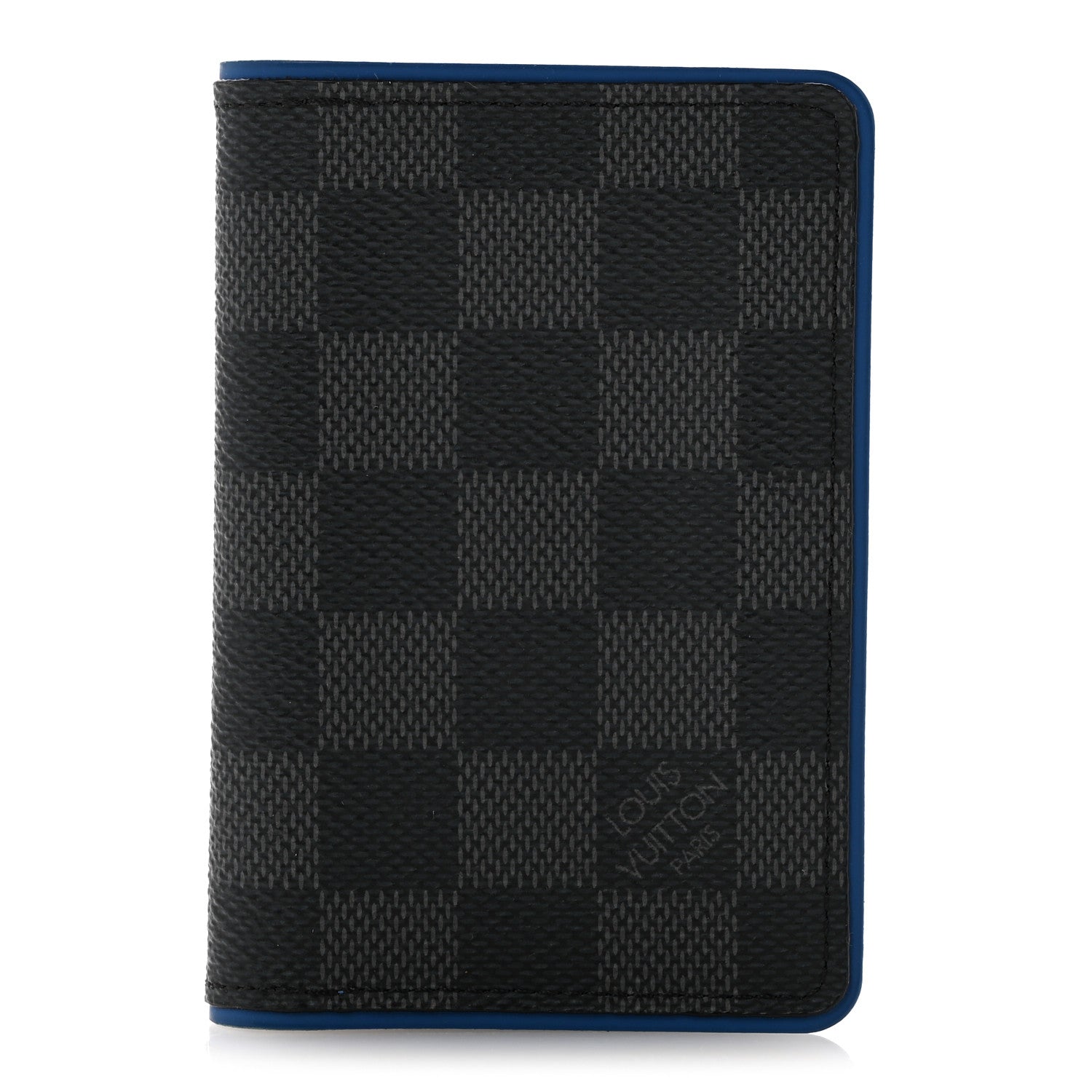 Louis Vuitton Damier Graphite Pocket Organizer Bleu Neon 1 of 9