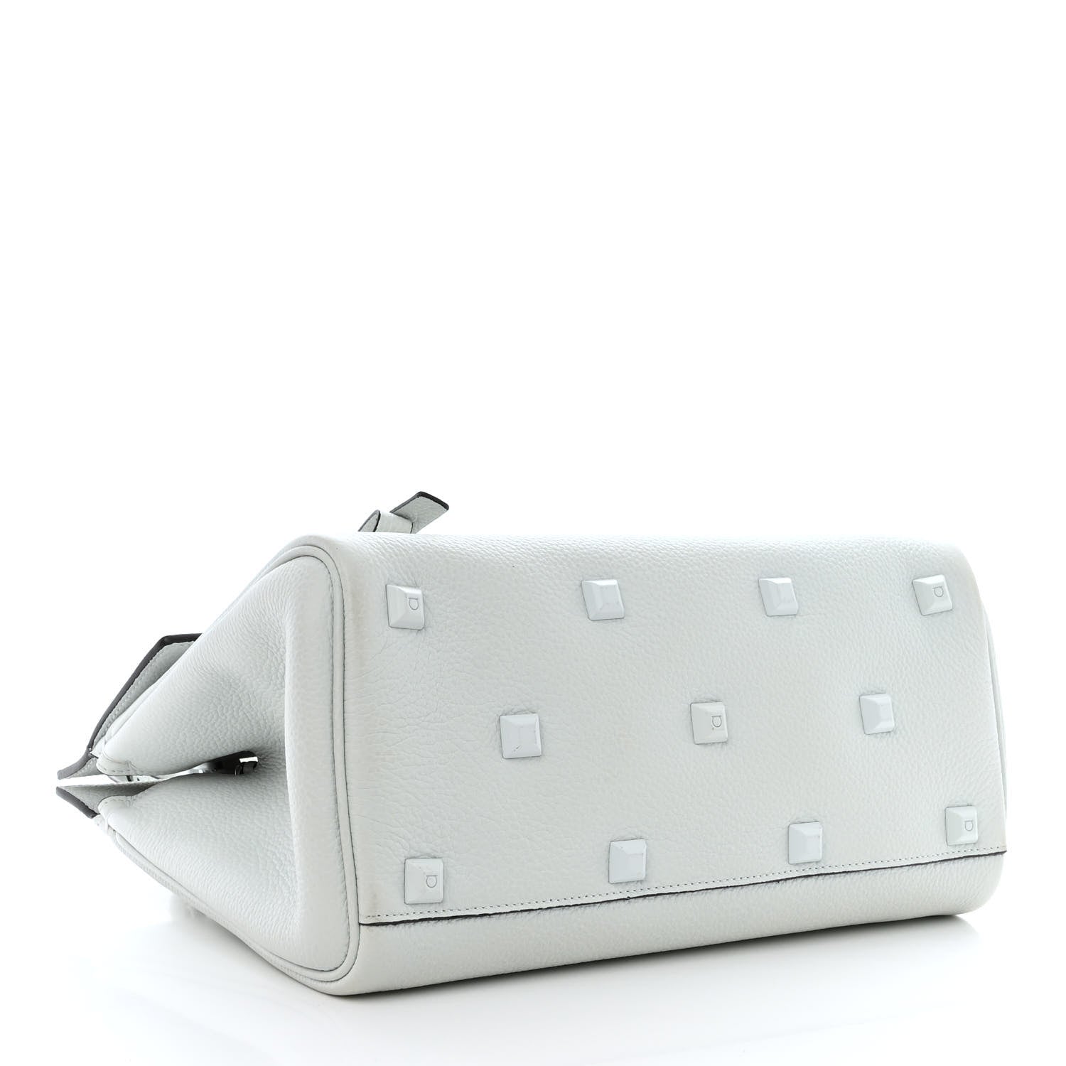 Salvatore Ferragamo Calfskin Medium Studio Bag Light Blue 4 of 13
