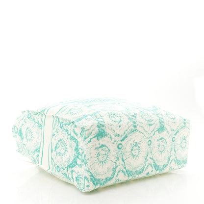 Christian Dior Canvas Dioriviera Toile de Jouy Soleil Tote Aquamarina 4 of 9