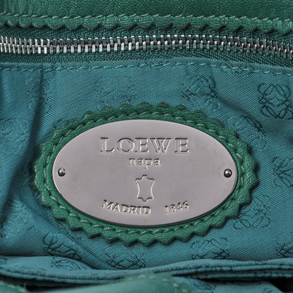 Loewe Calfskin Flamenco Shoulder Bag Green 5 of 14