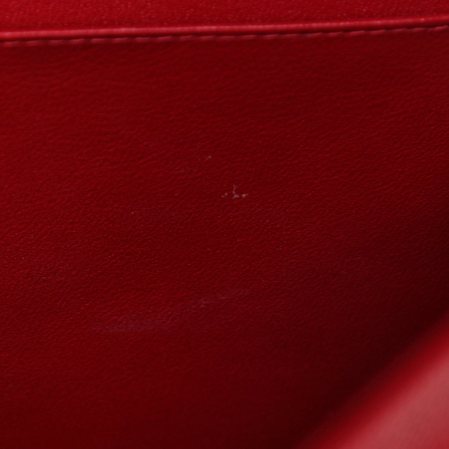 Caviar Quilted Jumbo Double Flap Red