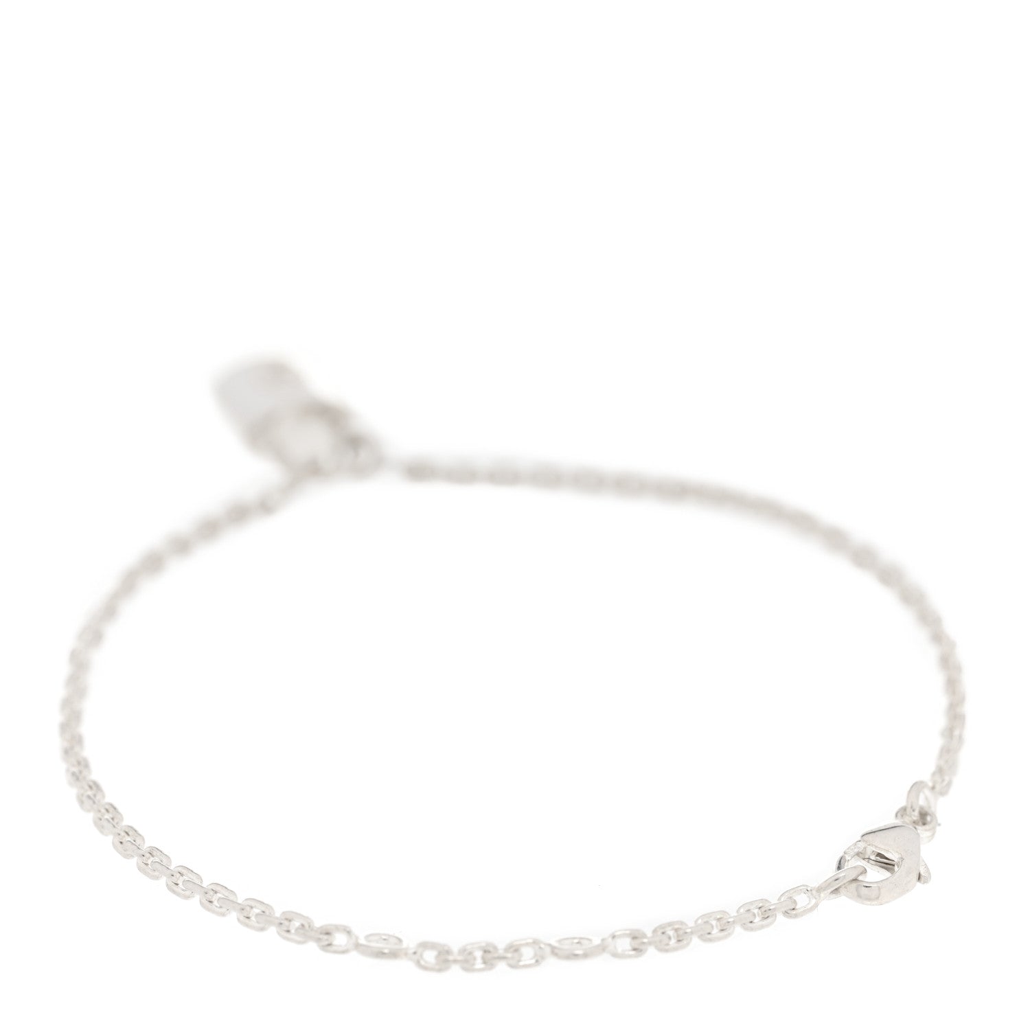 Louis Vuitton Sterling Silver Lockit Bracelet 2 of 3