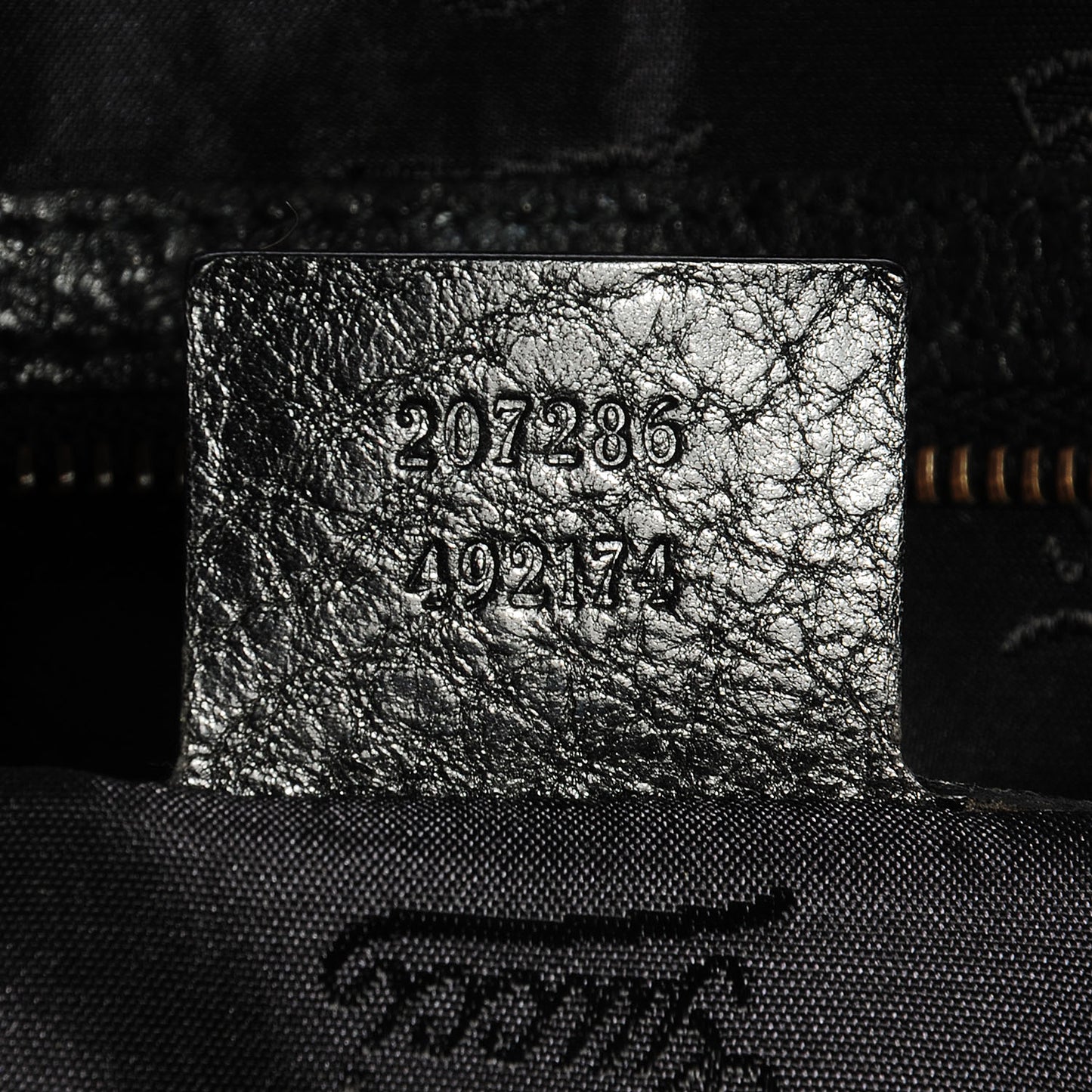 Leather Large Babouska Tote Black