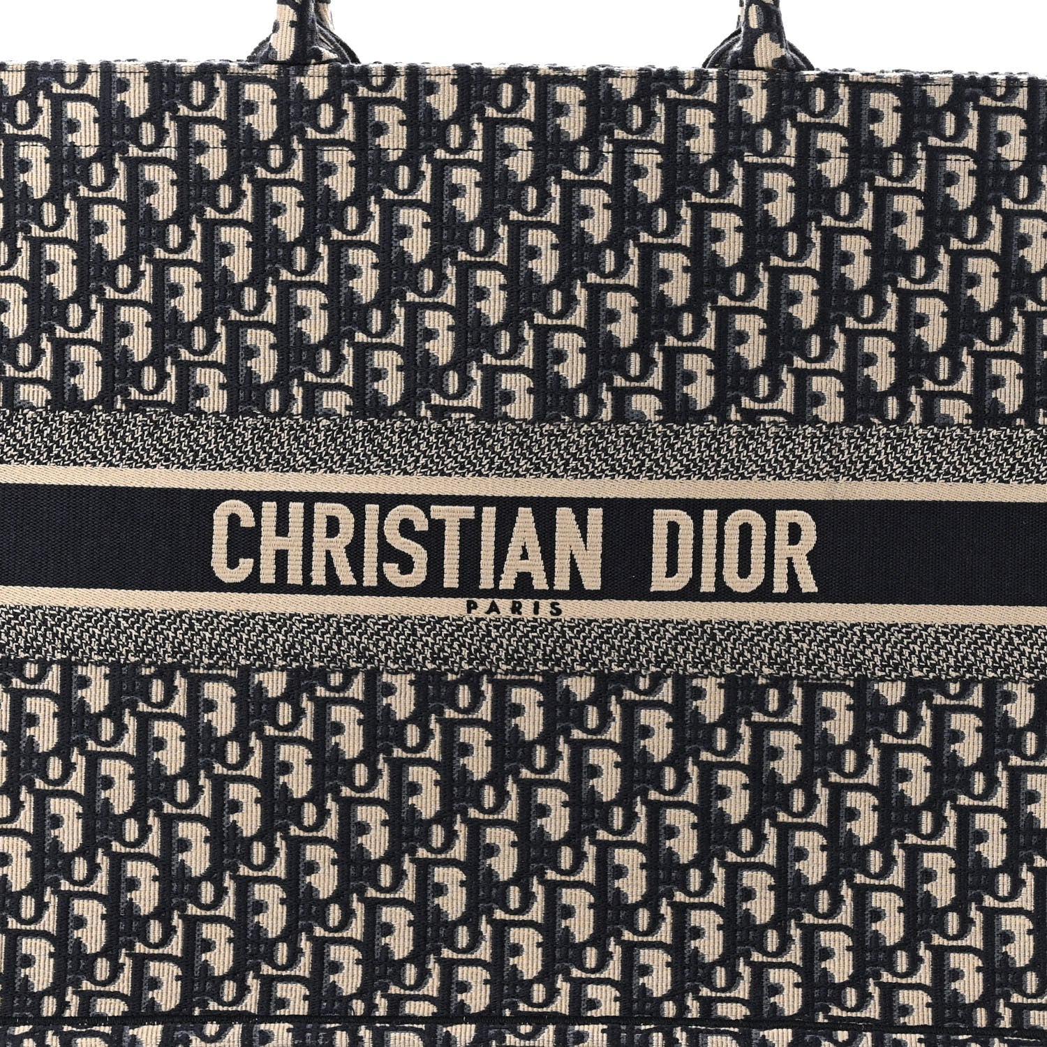 Christian Dior Oblique Large Book Tote Blue Multicolor 8 of 10