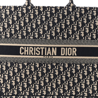 Christian Dior Oblique Large Book Tote Blue Multicolor 8 of 10