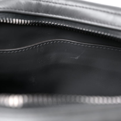 Prada Soft Calfskin Diagramme Crossbody Bag Mercurio 10 of 10
