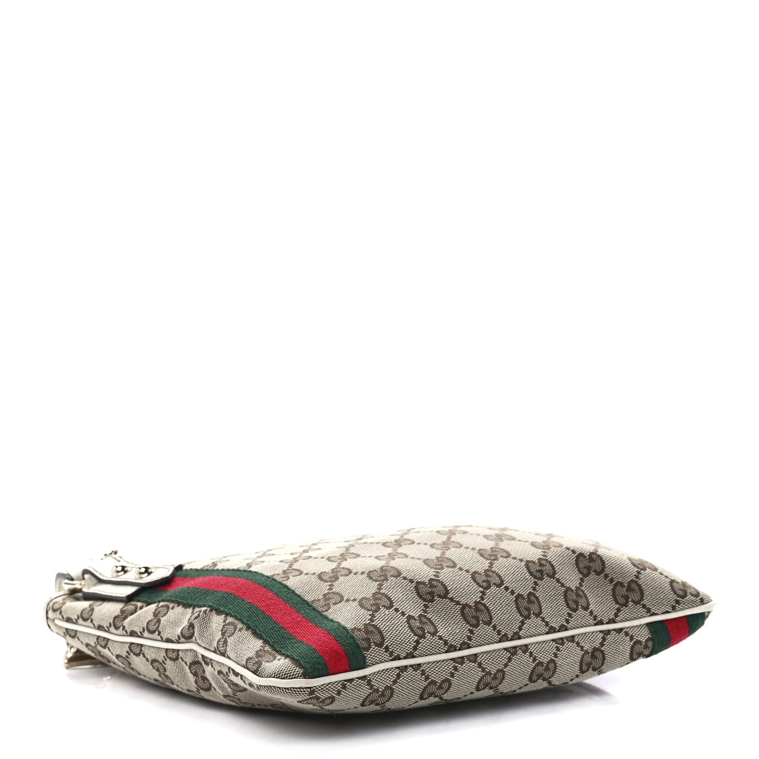 Gucci Monogram Web Jolicoeur Charms Messenger White 3 of 11