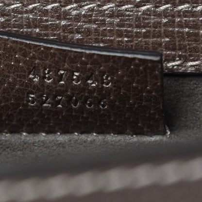 Gucci GG Supreme Monogram Web Messenger Bag Brown 7 of 10