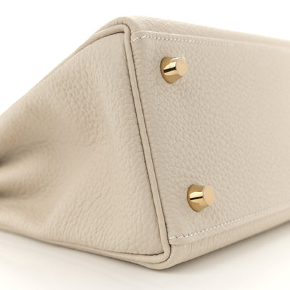 Hermes Togo Kelly Retourne 25 Craie 9 of 11