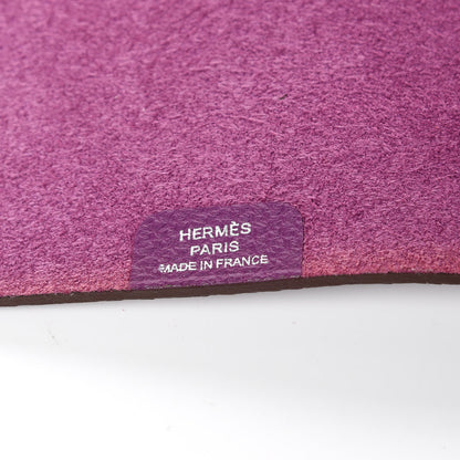 Hermes Togo Ulysse PM Notebook Cover Anemone 9 of 10