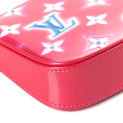 Louis Vuitton Vernis Valentine Mini Pochette Accessories Fuchsia Neon 9 of 11
