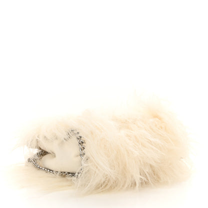 Stella McCartney Eco Fur Tiny Falabella Tote Ivory 4 of 9