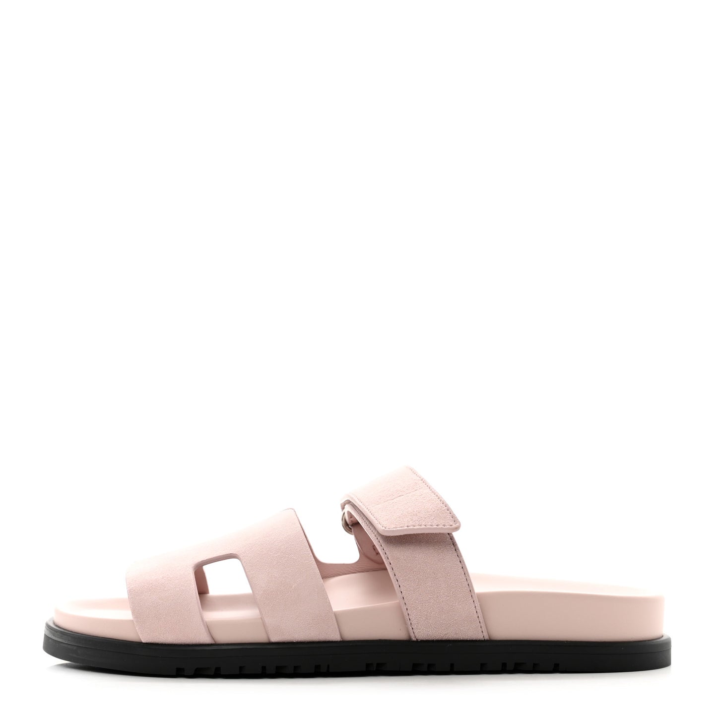 Suede Goatskin Womens Chypre Sandals 38 Rose Perle