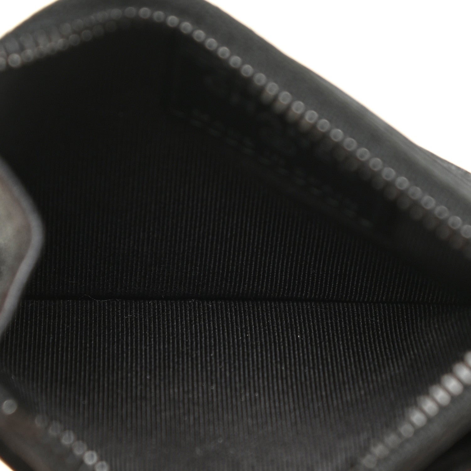 Chanel Crinkled Calfskin Quilted CC Zip Card Holder So Black 5 of 11