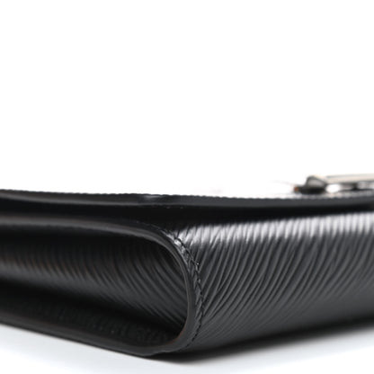 Louis Vuitton Epi Twist Chain Wallet Black 8 of 9
