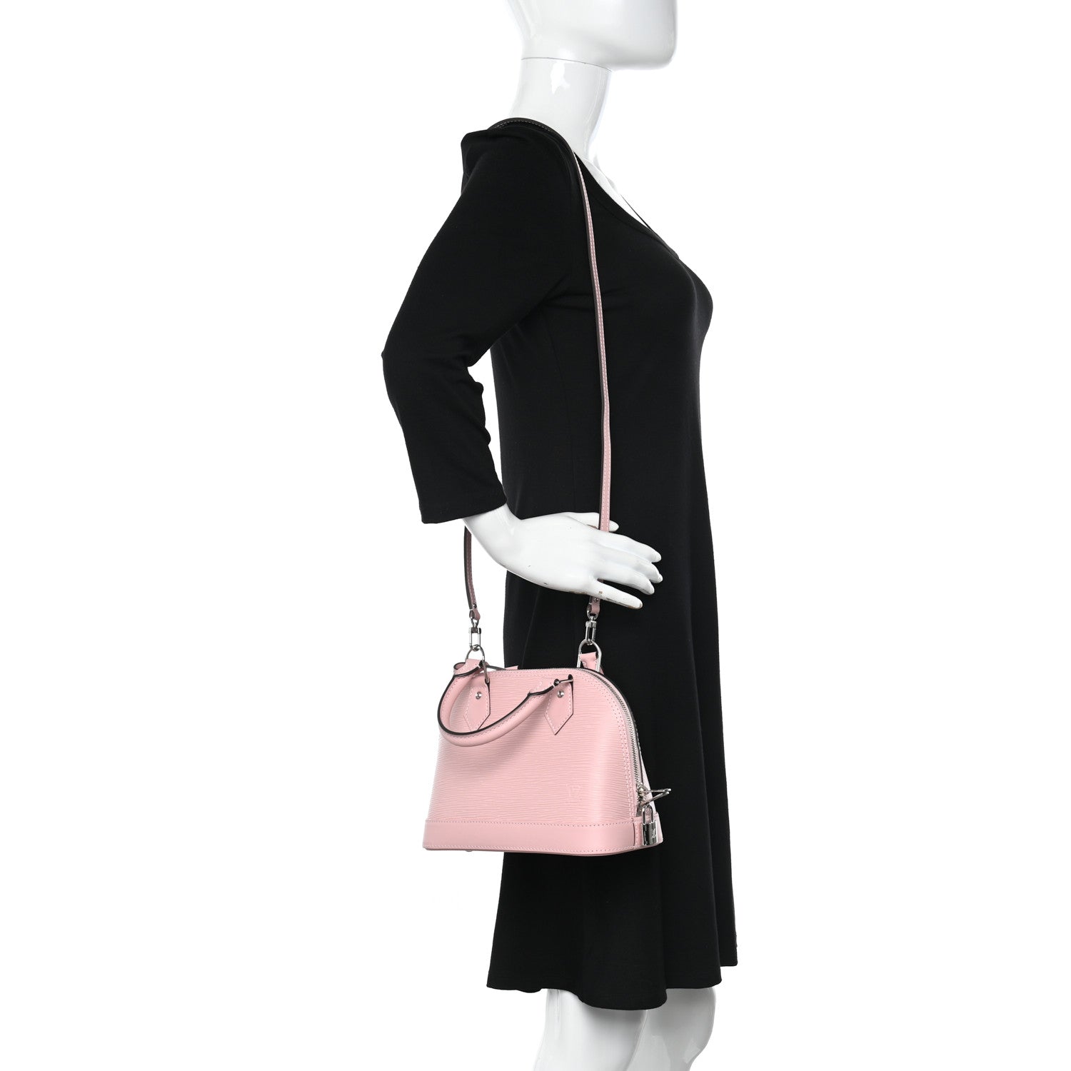 Louis Vuitton Epi Alma BB Rose Ballerine 2 of 11