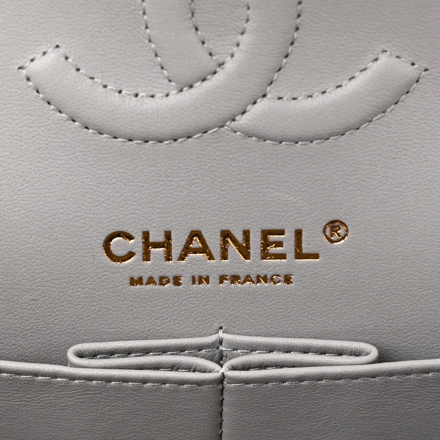 Chanel Caviar Quilted Small Double Flap Grey 6 of 10