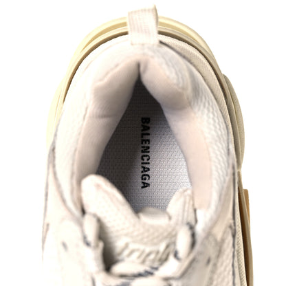 Balenciaga Fabric Mesh Womens Triple S Sneakers 36 White 7 of 9