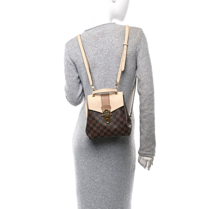 Louis Vuitton Damier Ebene Clapton Backpack Creme 2 of 9