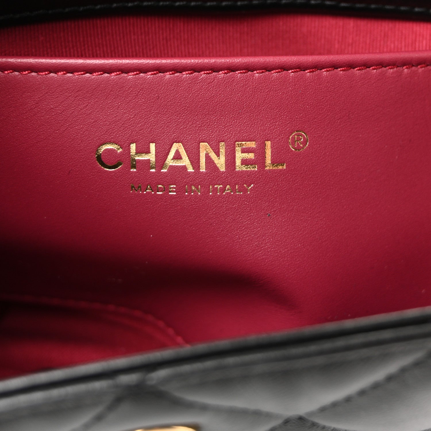 Chanel Lambskin Quilted Small Chain Hobo Black 6 of 11