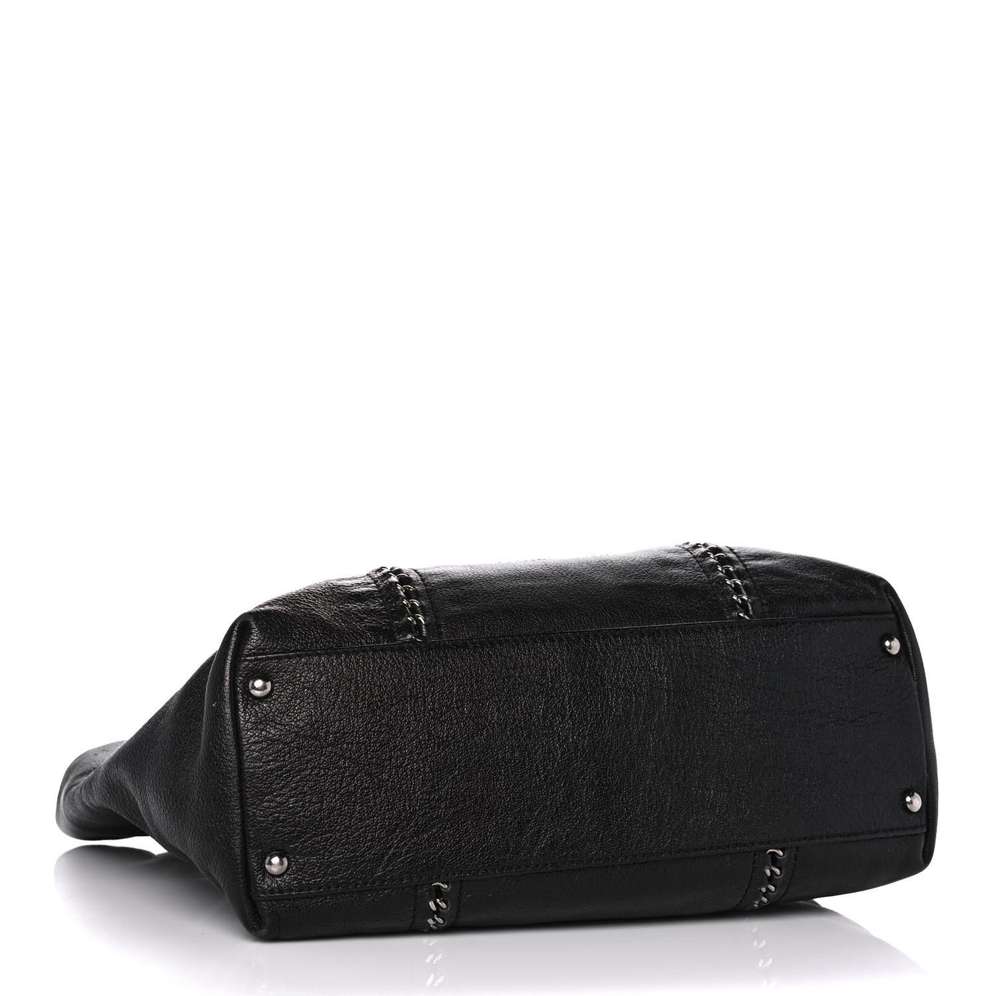Deerskin Luxe Ligne Tote Black